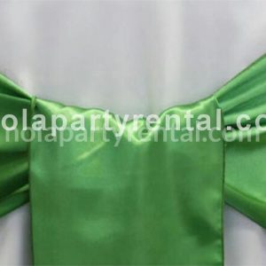 Wide Satin Chair Sash – Clover