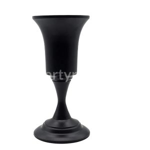 Metal Pedestal Compote Trumpet Vase for Centerpieces