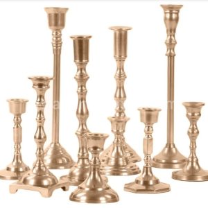 Mixed Taper Candle Set Holder Set